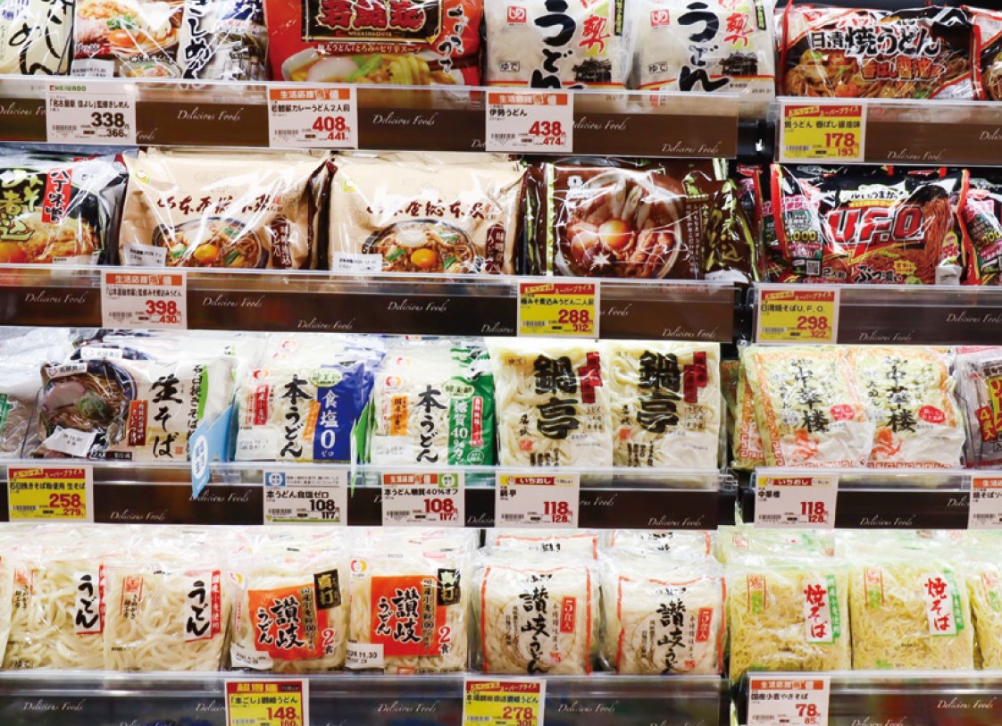 平和堂守山小幡店のうどんコーナー